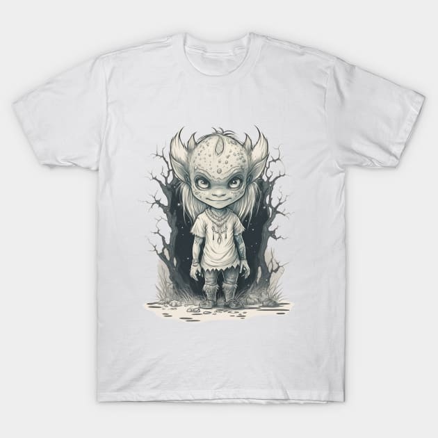 Mystical fantasy character. T-Shirt by AndreKENO